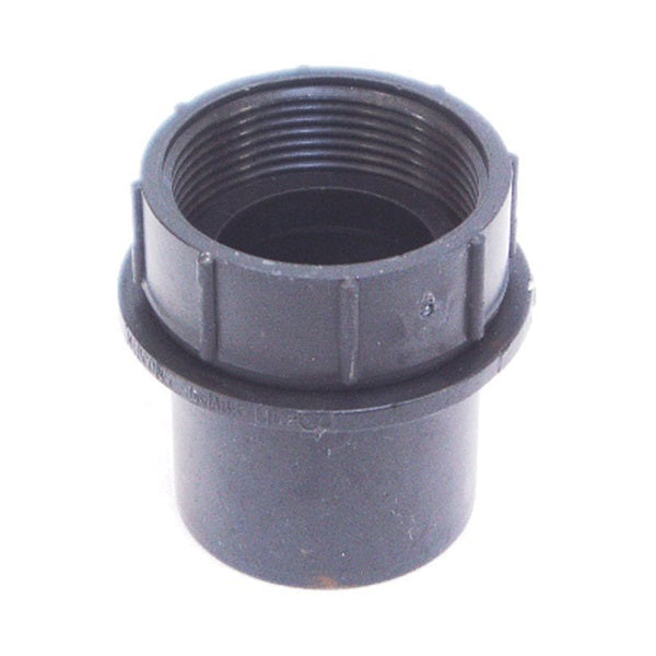 US Hardware P-081C Strainer Swivel Adapter, ABS, Black