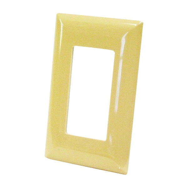 US Hardware E-104C Wallplate, Plastic, Ivory