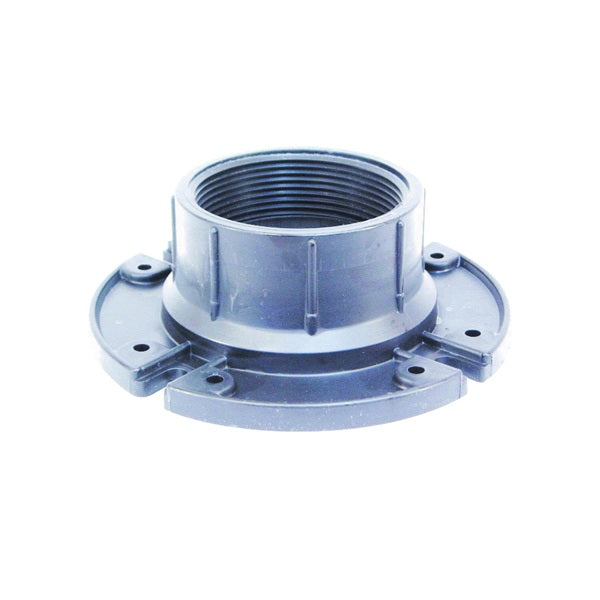 US Hardware P-111C Closet Flange, 3-1/2 in Connection, Female Thread, ABS, Black