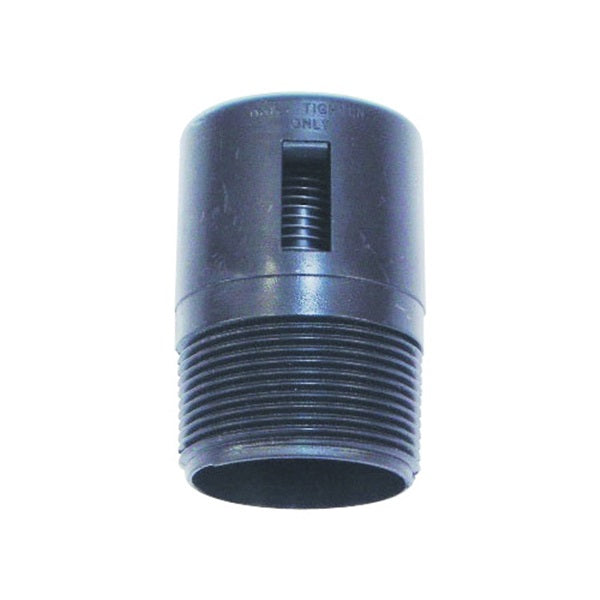 US Hardware P-178C Check Valve, Male Thread, ABS, Black