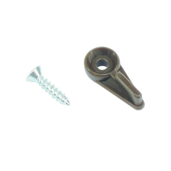US Hardware WP-9767C Screen Clip, 3/8 in, Nylon