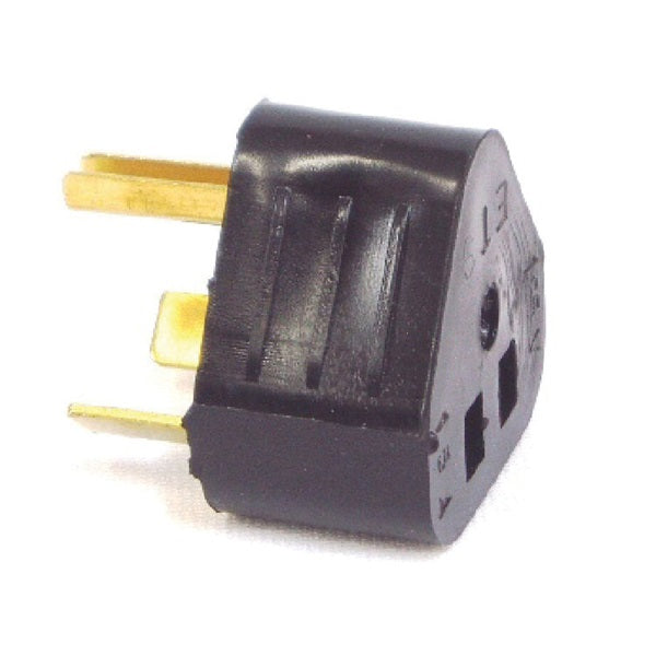 US Hardware RV-307C Adapter, 30 A Female, 15 A Male, 125 V, Male Plug, Female