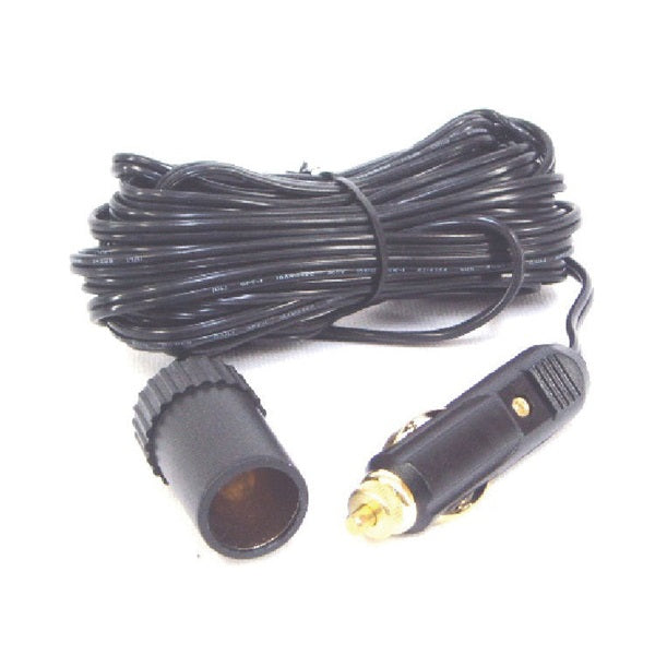 US Hardware RV-483B Extension Cord, 25 ft L, Male Plug, Female, Black Jacket