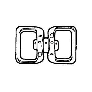 BARON 2017Z Chain Swivel, 3/4 in Trade, Zinc