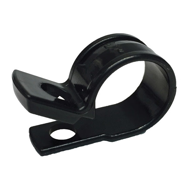 GB PPC-1550UVB Cable Clamp, 1/2 in Max Bundle Dia, Plastic, Black
