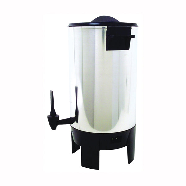 Hamilton Beach 40515 Coffee Urn, 30 Cups Capacity, 1090 W, Aluminum, Silver