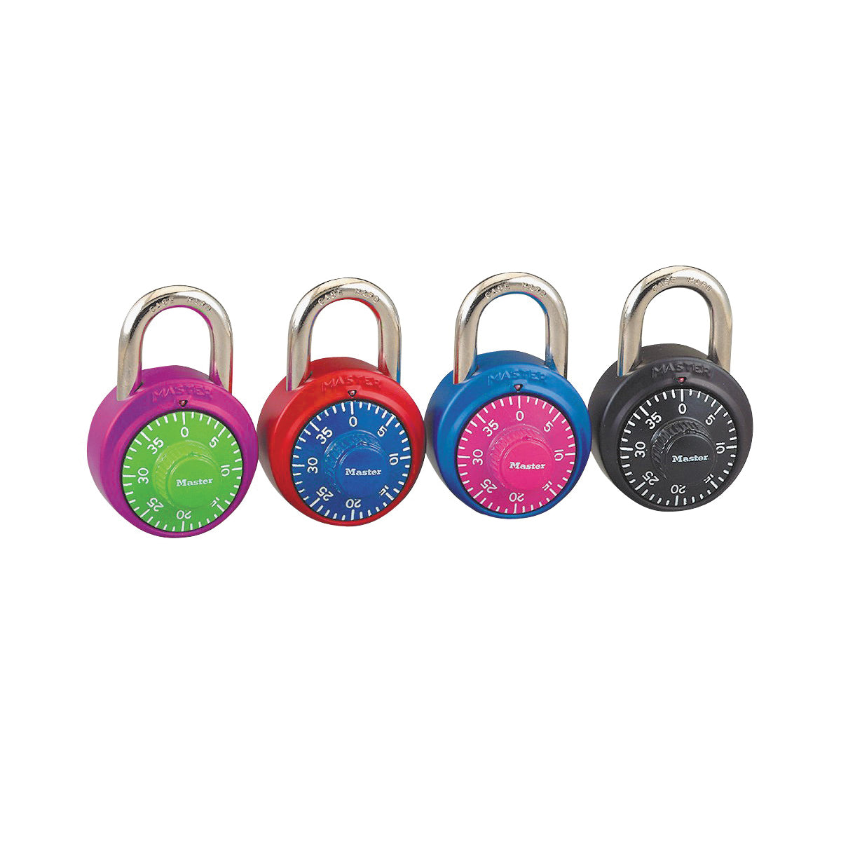 Master Lock 1530DCM Padlock, 9/32 in Dia Shackle, 3/4 in H Shackle, Steel Shackle, Steel Body, Anodized Aluminum