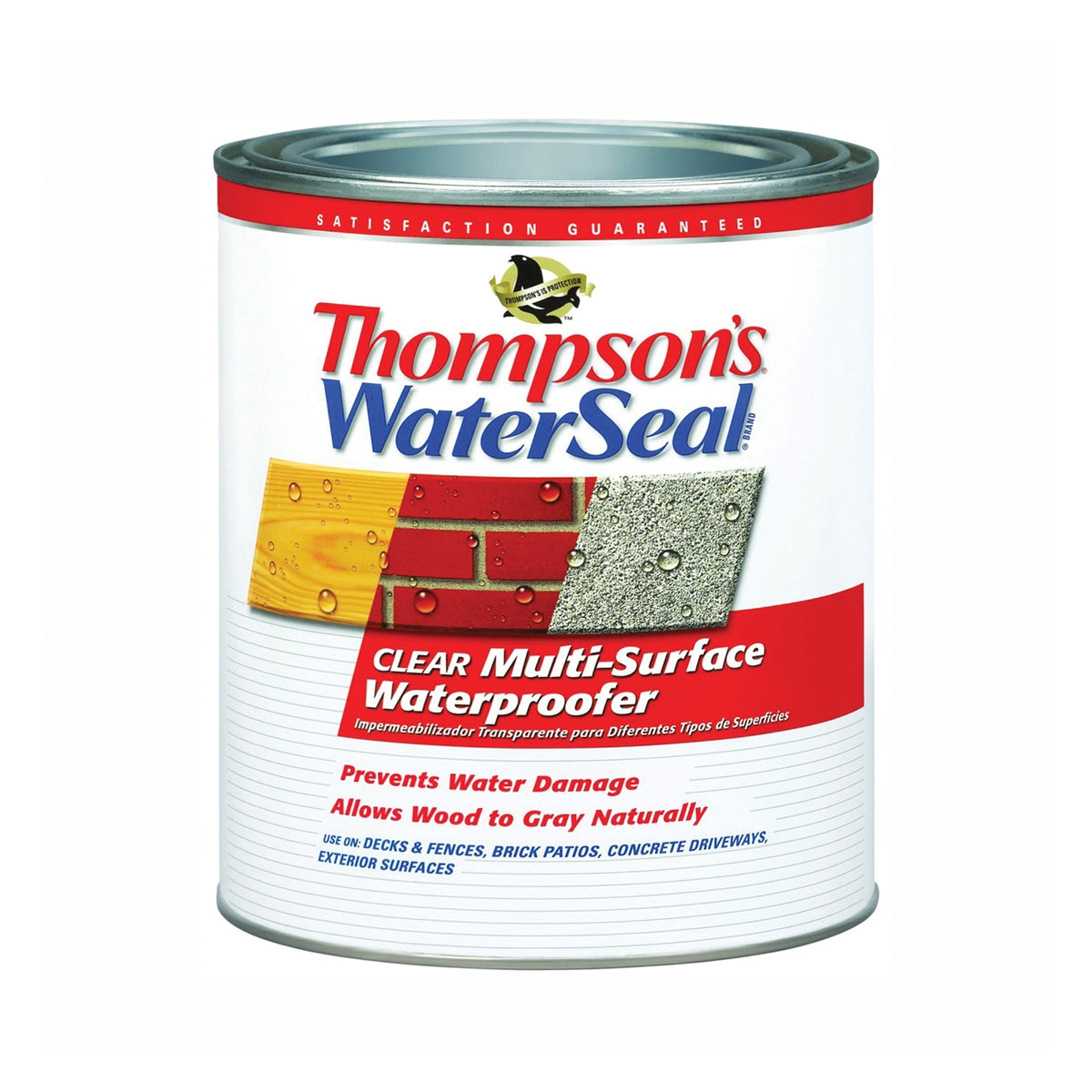 Thompson&#39;s WaterSeal TH.024104-14 Waterproofer, Clear, 1 qt, Can