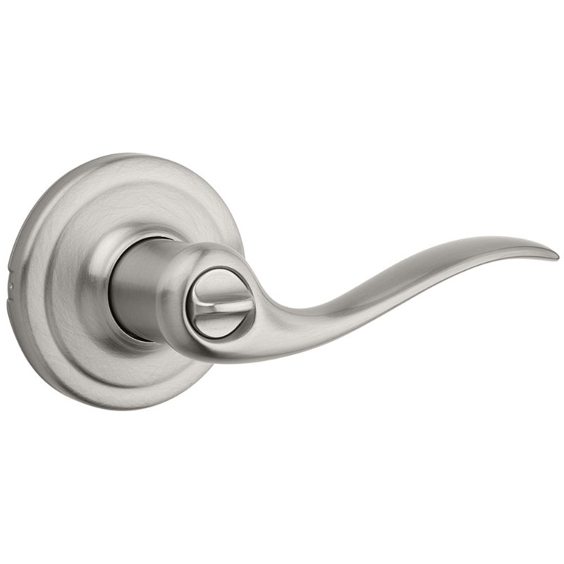 Kwikset Signature Series 740TNL15SMTRCAL/R Entry Lever Lockset, Solid Brass, Satin Nickel