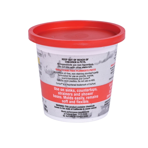 Oatey 31177 Plumbers Putty, Solid, Off-White, 9 oz