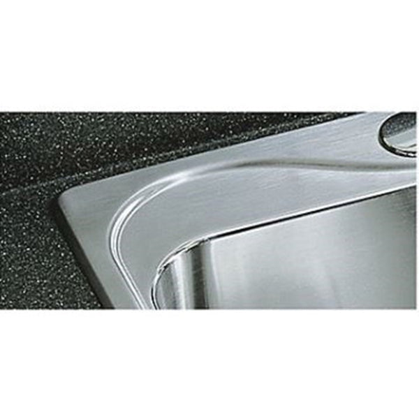 Sterling Southhaven Series 11401-4-NA Kitchen Sink, 4-Faucet Hole, 22 in OAW, 7 in OAD, 33 in OAH, Stainless Steel