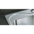 Sterling Southhaven Series 11401-4-NA Kitchen Sink, 4-Faucet Hole, 22 in OAW, 7 in OAD, 33 in OAH, Stainless Steel