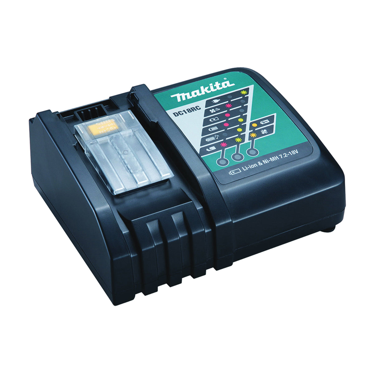 Makita DC18RC Battery Charger, 7.2 to 18 V Input, 1.5 to 5 Ah, 45 min Charge, Battery Included: No