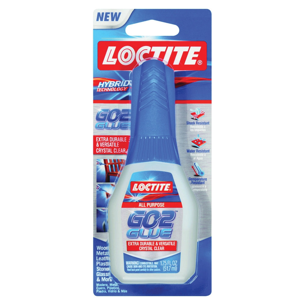 Loctite Go2 1832982 Glue, Liquid, Odorless, Clear, 0.6 fl-oz Tube