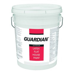 Valspar 511 Latex Paint, Flat, White, 5 gal, Pail