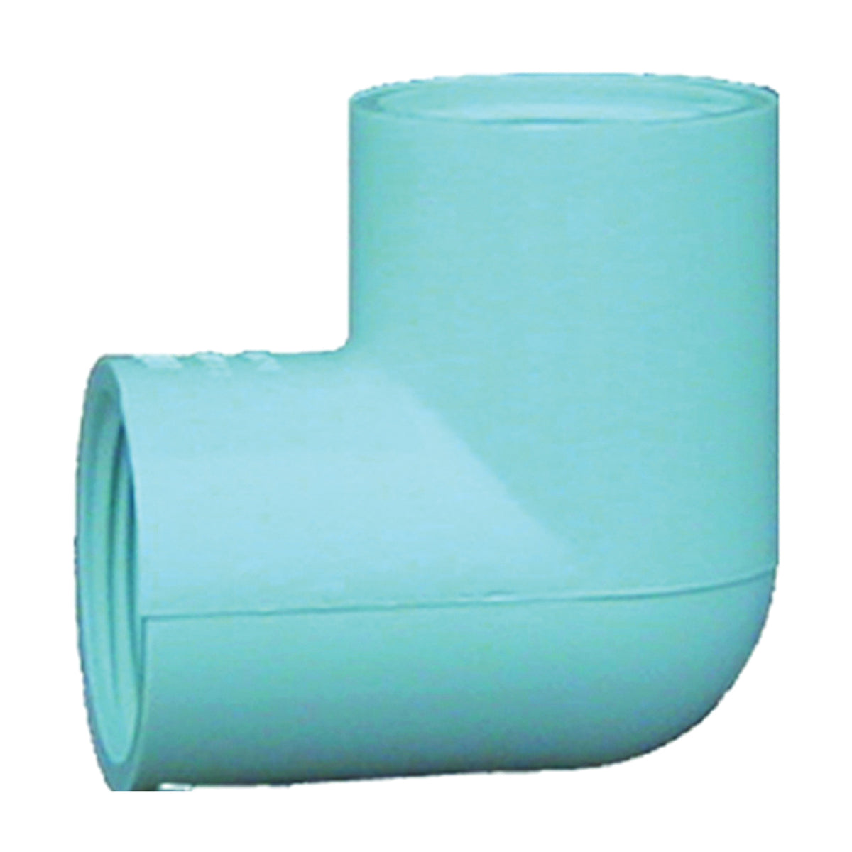 GENOVA 300 Series 33714 Pipe Elbow, 1-1/4 in, FIP, 90 deg Angle, PVC, White, SCH 40 Schedule