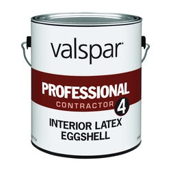Valspar 4, 94410 Series 045.0099414.007 Interior Paint, Eggshell, Neutral, 1 gal, Latex Base