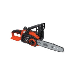 Black+Decker LCS1020 Chainsaw, Battery Included, 2 Ah, 20 V, Lithium-Ion, 10 in Cutting Capacity, 10 in L Bar