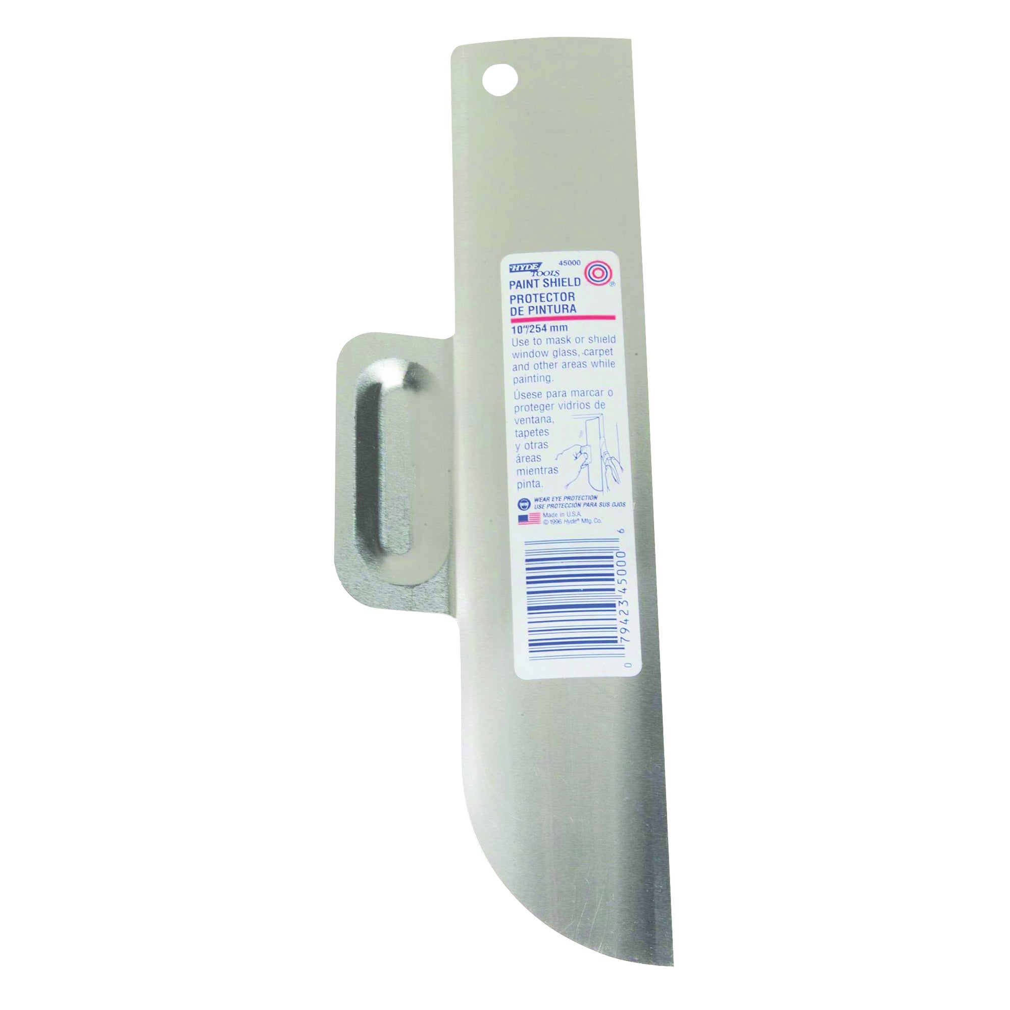 HYDE 45000 Paint Shield, 10 in Blade, Offset Handle