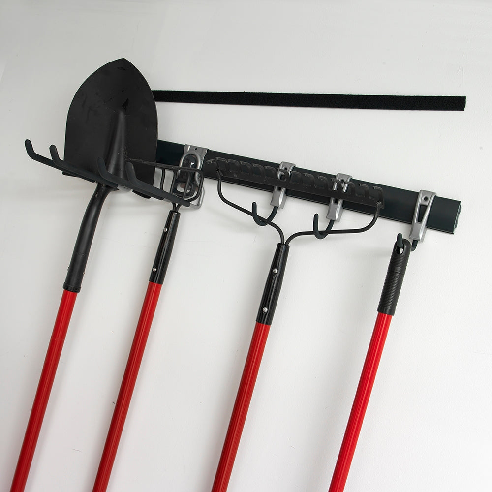 VELCRO Brand 90197 Fastener, 2 in W, 15 ft L, Nylon, Black, 10 lb, Rubber Adhesive