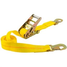 Load image into Gallery viewer, KEEPER 89105-10 Tie-Down, 2 in W, 7 ft L, Yellow, 2000 lb, Snap Hook End Fitting, Steel End Fitting
