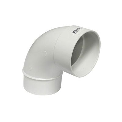 GENOVA 400 Series 42936 Street Pipe Elbow, 3 in, Hub x Spigot, 90 deg Angle, PVC