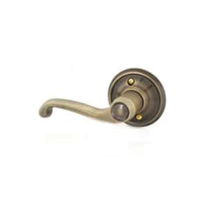 Schlage Flair Series F170 FLA 609 LH Dummy Lever, Zinc, Antique Brass