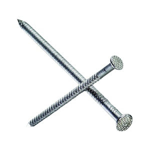 Simpson Strong-Tie S16PTDB Deck Nail, 16D, 3-1/2 in L, 304 Stainless Steel, Bright, Full Round Head, Annular Ring Shank