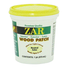 Load image into Gallery viewer, ZAR 30911 Wood Patch, Paste, Amine, 1 pt Pail
