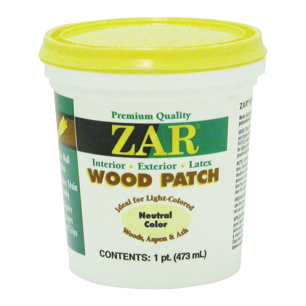 ZAR 30911 Wood Patch, Paste, Amine, 1 pt Pail