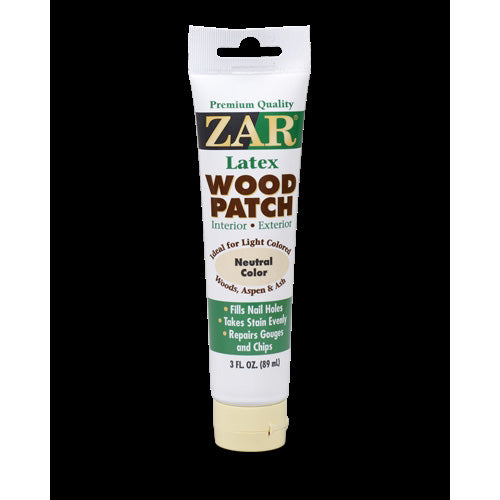 ZAR 30941 Wood Patch, Paste, Amine, 3 oz Tube