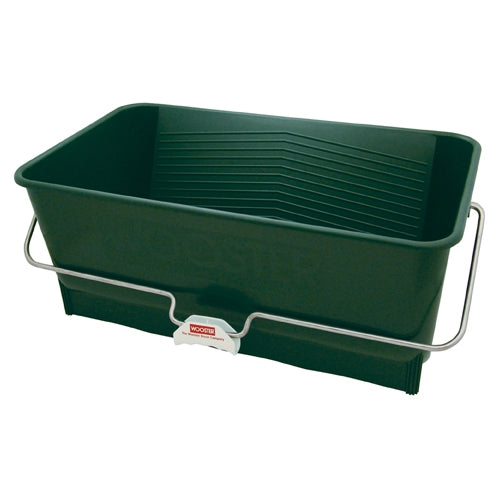 WOOSTER Wide Boy 8614 Paint Bucket, 5 gal Capacity, Polypropylene, Green, Comfort-Grip Handle