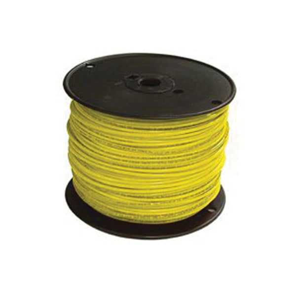 Southwire 12YEL-STRX500 Building Wire, 12 AWG Wire, 1 -Conductor, 500 ft L, Copper Conductor, Nylon Sheath