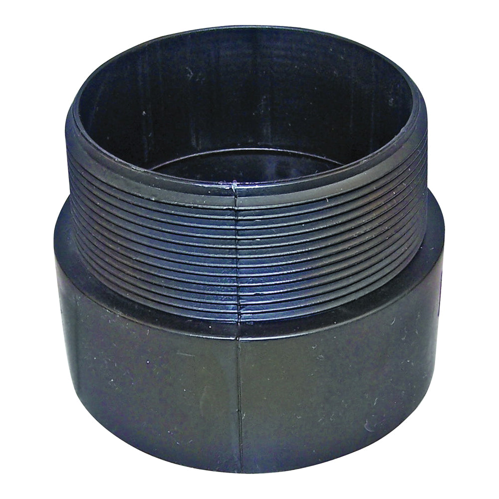 GENOVA 800 Series 80430 Pipe Adapter, 3 in, Hub x MIP, ABS, SCH 40 Schedule