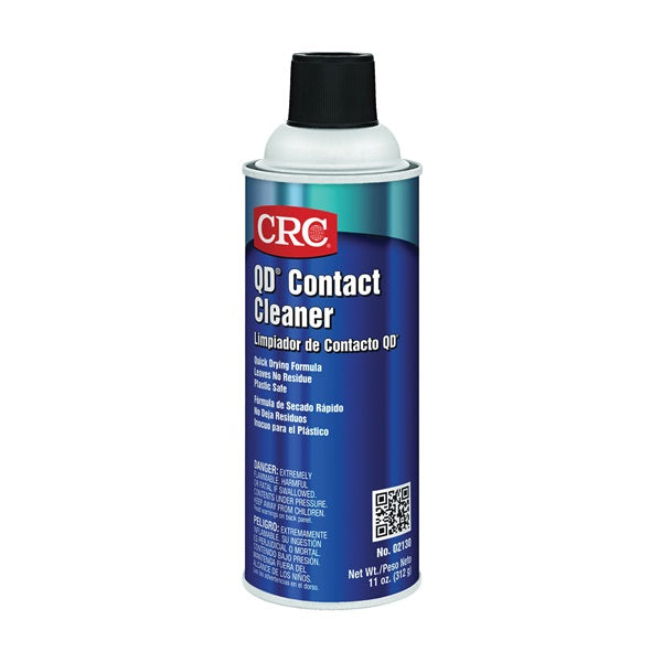 CRC QD 02130 Contact Cleaner, 11 oz, Liquid, Alcohol