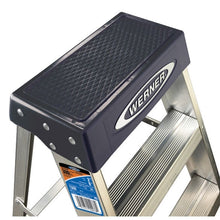 Load image into Gallery viewer, WERNER 150B Step Ladder, 2 ft H, Type IA Duty Rating, Aluminum, 300 lb
