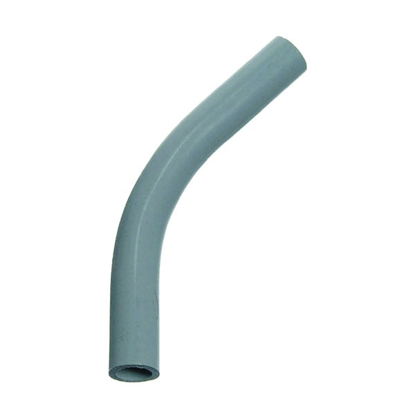 Carlon UA7AFR-CAR Conduit Elbow, 45 deg Angle, PVC, Gray