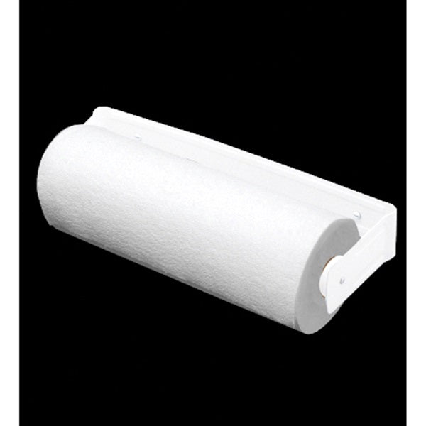 DECKO 48310 Paper Towel Holder, Steel, White, Chrome, Wall Mounting