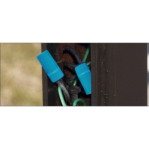 KING INNOVATION Dryconn 62310 Wire Connector, 14 to 6 AWG Wire, Copper Contact, Aqua Blue