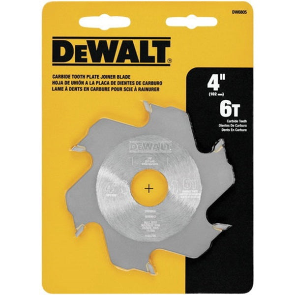 DeWALT DW6805 Saw Blade, 4 in Dia, 5/8 in Arbor, 6-Teeth