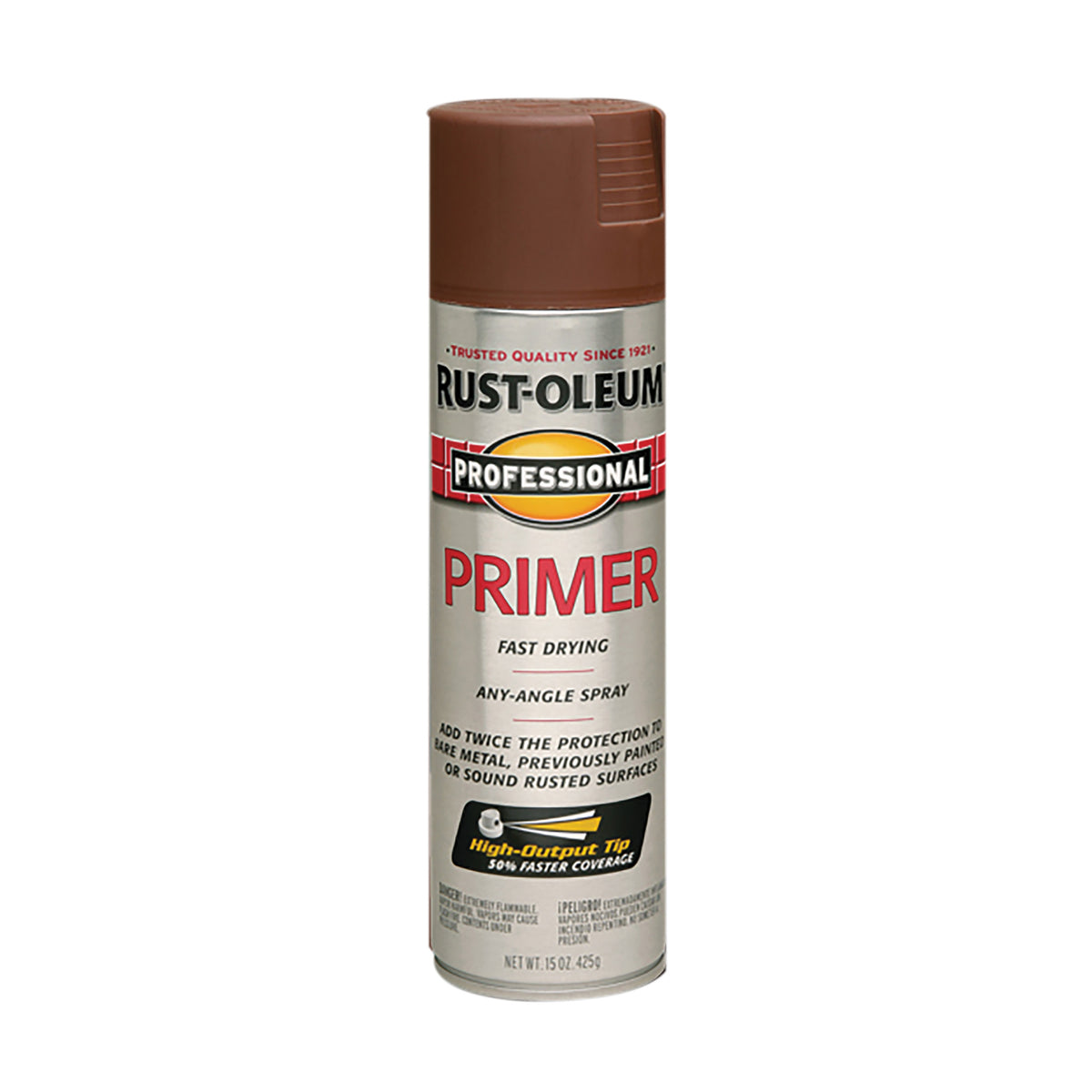 RUST-OLEUM PROFESSIONAL 7569838 Primer Spray, Red, Flat, 15 oz