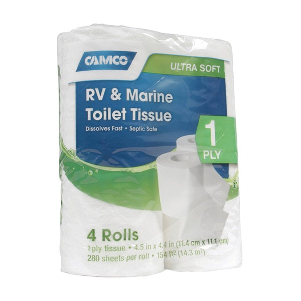 CAMCO 40276 Toilet Tissue, 280 Sheets per Roll, 1 -Ply