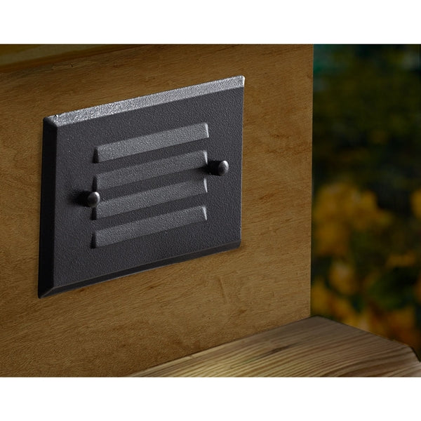 Moonrays 95757 Recessed Deck Light, 12 V, 10 W, 1-Lamp, Incandescent Lamp, Metal Fixture