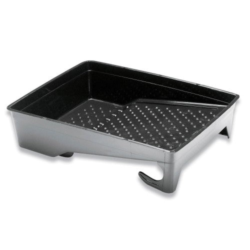 WOOSTER R404-11 Paint Tray, 14-1/2 in L, 11 in W, 2 qt Capacity, Polypropylene, Black