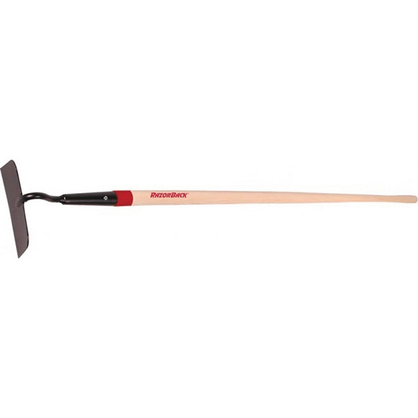 RAZOR-BACK 70110 Meadow and Blackland Hoe with Wood Handle, 7 in W Blade, 3-1/2 in L Blade, Steel Blade