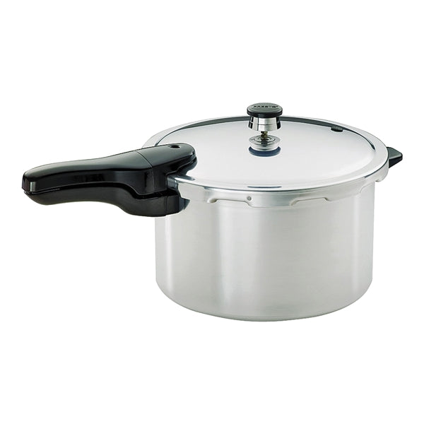 Presto 01282 Pressure Cooker, 8 qt Capacity, 12.18 in Dia, Aluminum