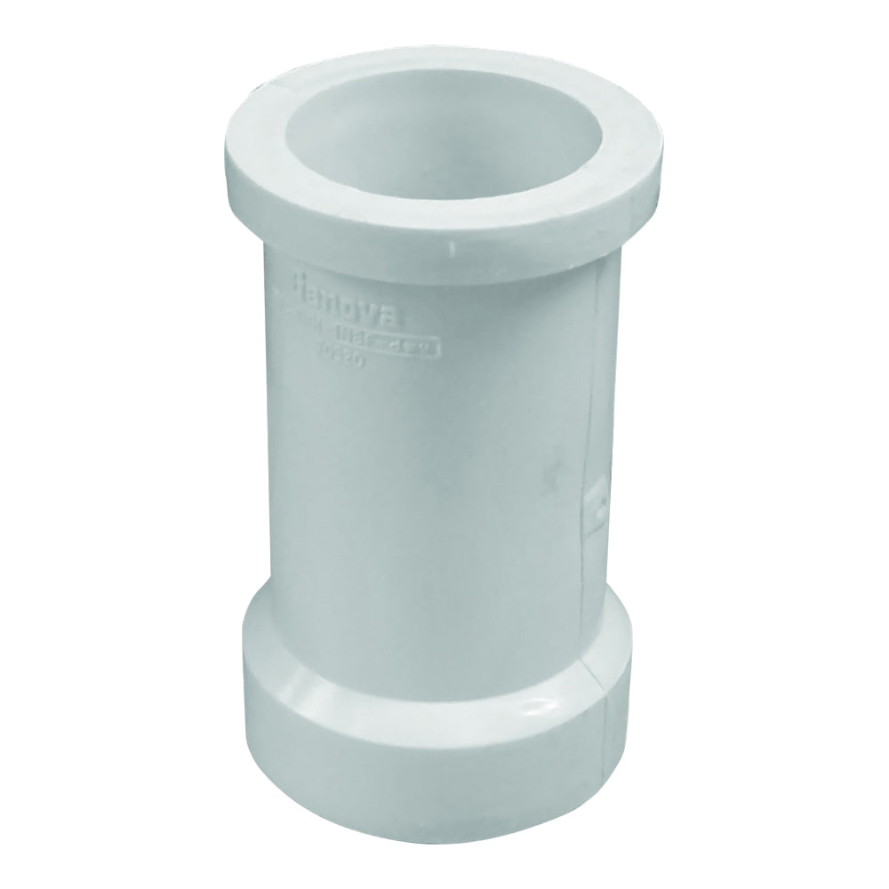 GENOVA 700 Series 70520 Pipe Adapter, 2 in, Spigot x Hub, PVC, SCH 40 Schedule