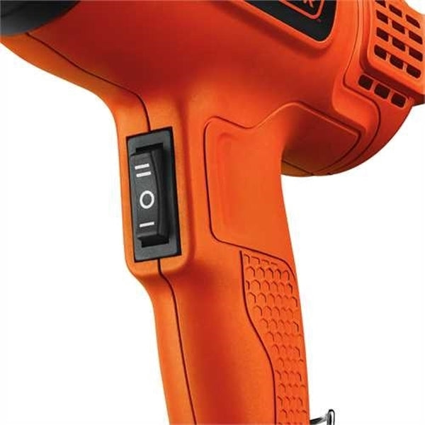 Black+Decker HG1300 Dual Temperature Heat Gun, 11.25 A, 12 cfm Air, 750 to 1000 deg F