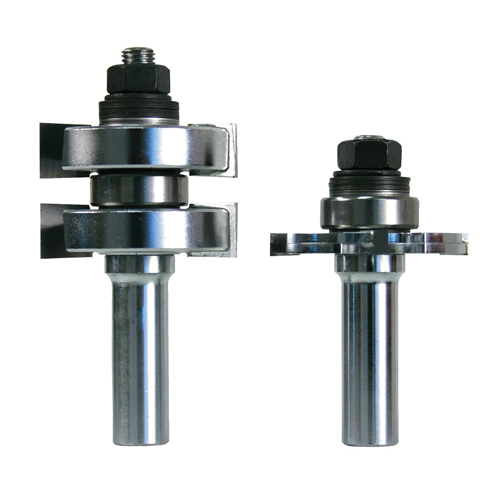 Freud 99-036 Router Bit Set, 3-1/4 in OAL, 1/2 in Dia Shank, Carbide