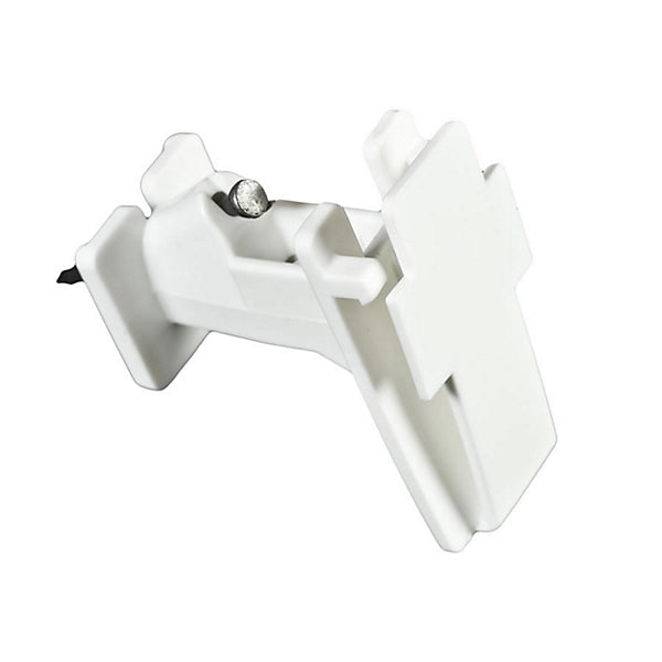 Zareba Fi-Shock IWTNW-FS Wood Post Insulator, Polytape/Polywire, Polyethylene, White